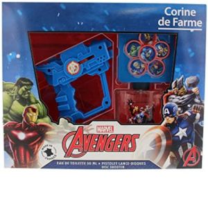 Coffret Avengers Eau de toilette 50ml + Pistolet lance-disques