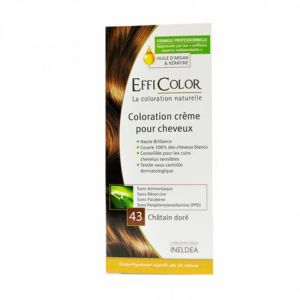 Coloration Crème, 43-Châtain doré