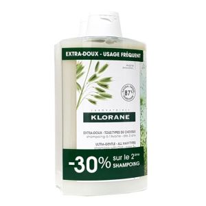 Shampoing extra-doux au lait d'avoine - Lot de 2 x 400ml