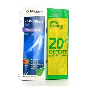 Veinoflux Jambes légères Gel Effet Froid - 2x150ml