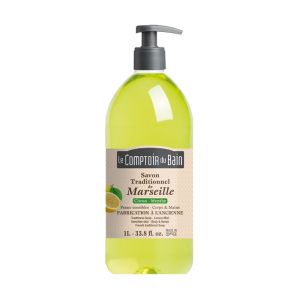 Savon de Marseille liquide Citron-menthe   1L