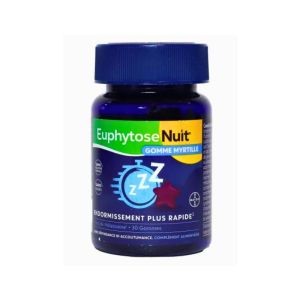 Euphytose Nuit- Gomme Myrtille - 30 gommes