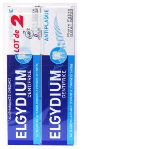 Dentifrice Anti-plaque tube 75ml X2