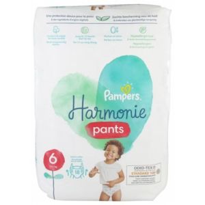 Pampers Harmonie Nappy Pants Taille 6 (15kg+) 18 couches