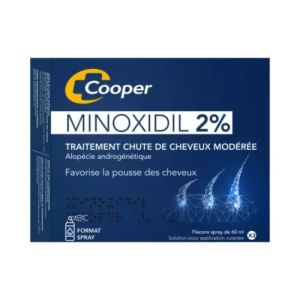 Minoxidil 2% Traitement Chute de Cheveux Modérée - 3 x 60ml