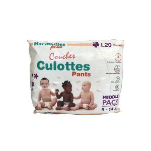 Change Bébé Pants M-09/14kg, paquet de 20 couches