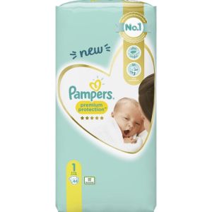 Pampers New Baby 1 - 2-5kg - 44 Couches
