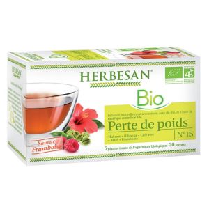 Herbesan Infusion Bio Perte de poids, 20 sachets