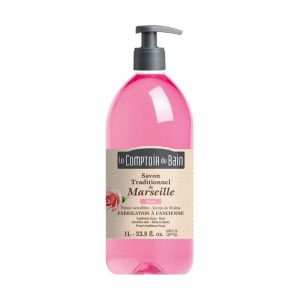 Savon de Marseille liquide Rose     1L