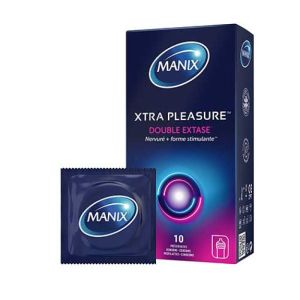 Manix Xtra Pleasure Double Extase 10 préservatifs