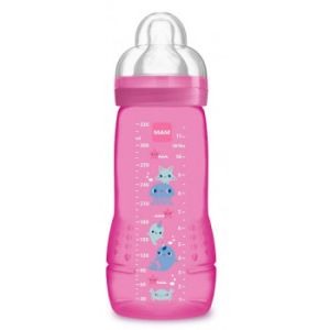 Biberon Easy Active 6m+ rose 330ml