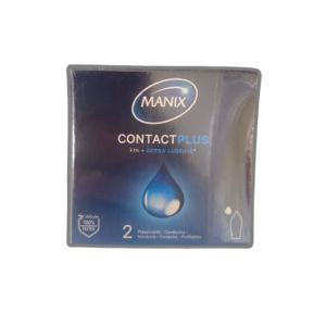 Manix Contact Plus 2 préservatifs