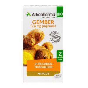 Arkogélules gingembre bio 40 gélules