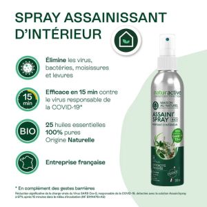 Assainissant Spray Bio Purifiant Interieur 200ml
