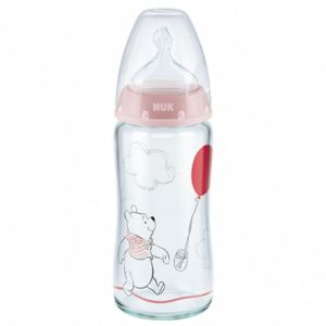 Biberon en verre NUK Disney Winnie l’Ourson First Choice+, 0-6M, 240ml