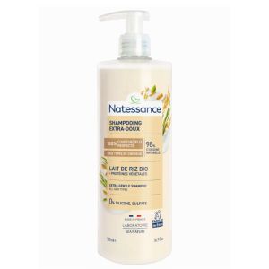 Natessance - Shampooing lait de riz extra-doux - 500ml