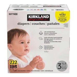 Kirkland New Carton T3 6 à 9 kg 222 Couches