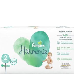 Pampers Harmonie Couches T2 (4-8kg) - 39 couches