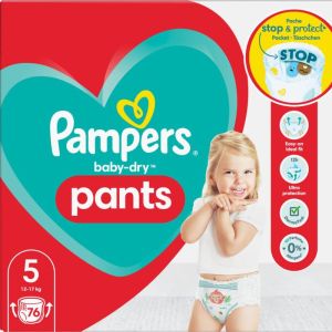 Pampers méga pack baby-dry pants T5 12-17 kg 76 couches