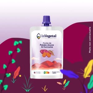 Purée de patate douce et curcuma 90gr