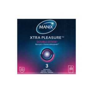 Manix XTRA Pleasure 3 préservatifs