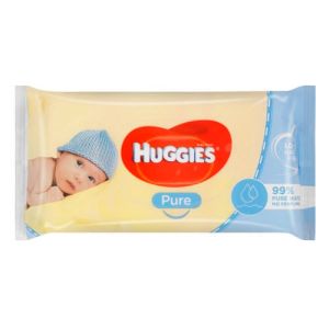 HUGGIES PURE , 56 lingettes