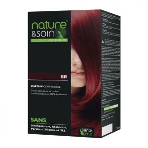 Nature & Soin Coloration - 5R Châtain Clair Rouge - LOT DE 2