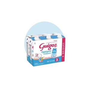 Lait de croissance* liquide Guigoz® Optipro® Croissance 6x500ml