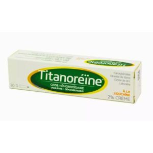 Titanoreine - à la Lidocaïne - 2% Créme - 20 g