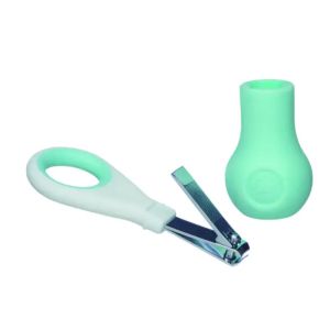 Coupe-ongles ergonomique avec base - Bleu - 1m+