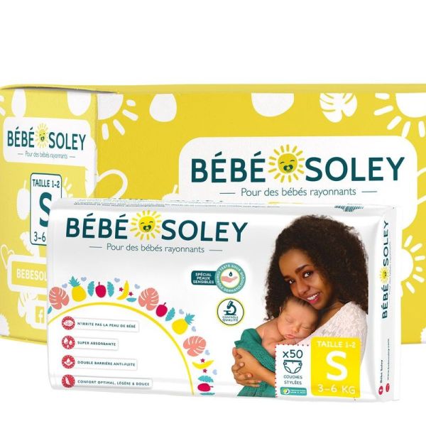 Bébé Soley Taille S, 50 couches