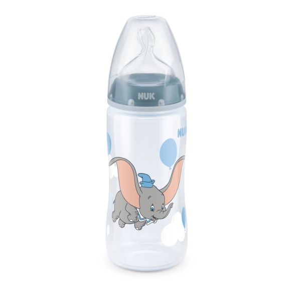 NUK Biberon First Choice+ Disney Winnie l'ourson PP 300 ml, rose