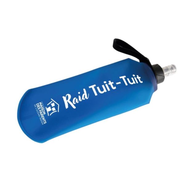 Gourde flasque floquée Raid Tuit-Tuit