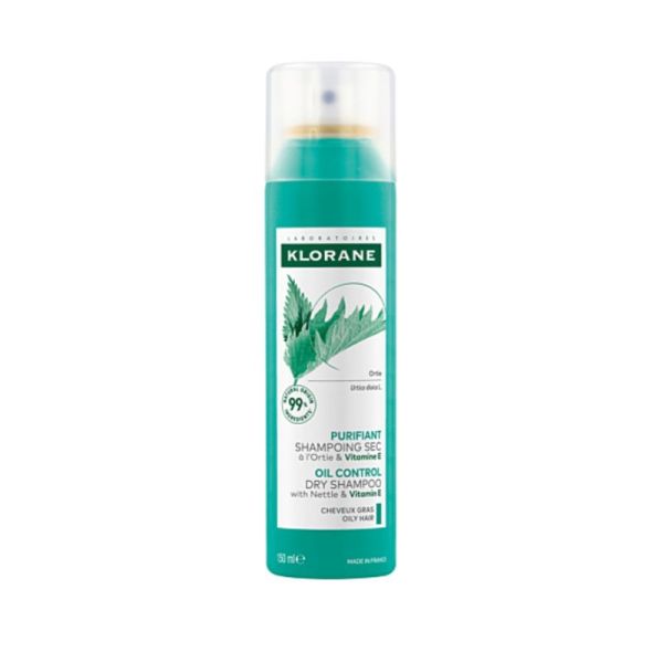Klorane - Shampoing sec à l'ortie et vitamine E - 150ml