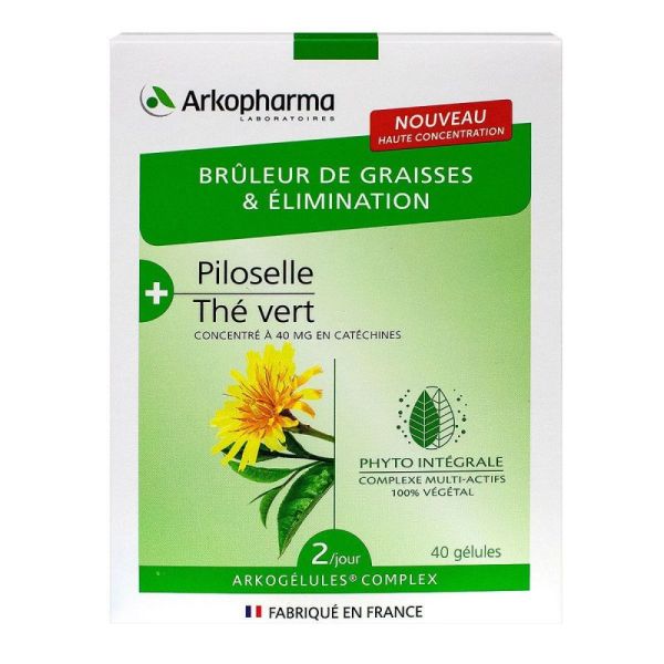 Arkogélules Complex brûleur & élimination 40 gélules