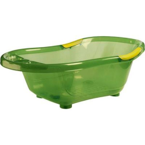 Baignoire avec bouchon de vidange , coloris vert