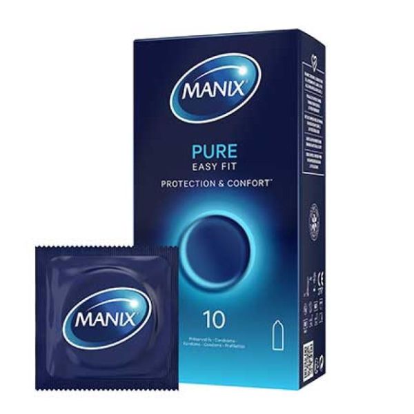 Manix PURE Easy Fit 10 préservatifs+2 free