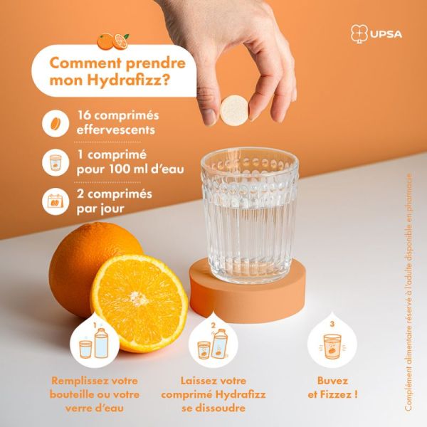 Hydrafizz Hydra+Sport 16 Pastilles