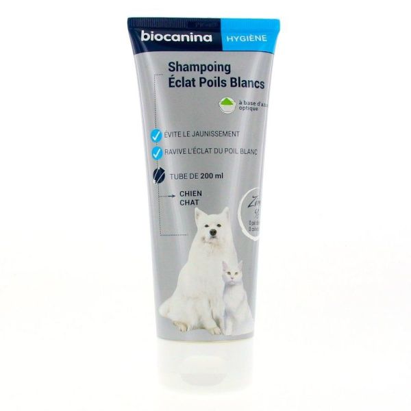 Biocanina Shampoing Eclat poils blancs 200ml