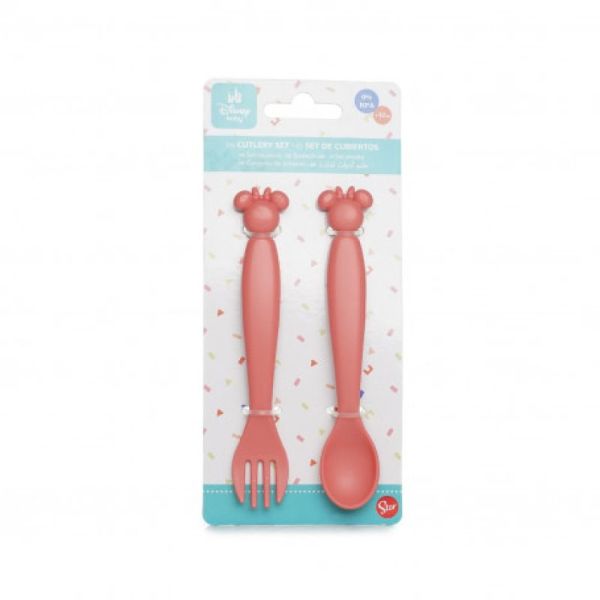 Set de 2 couverts DISNEY Baby Minnie