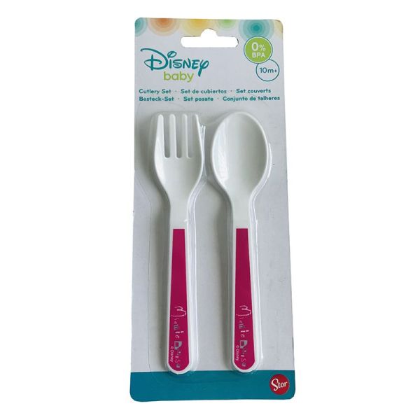Couverts Ergonomiques Disney Minnie - Set de 2 pièces