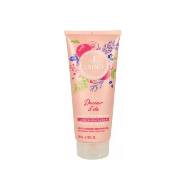 Gel douche hydratant à la pulpe de pêche blanche bio 200ml