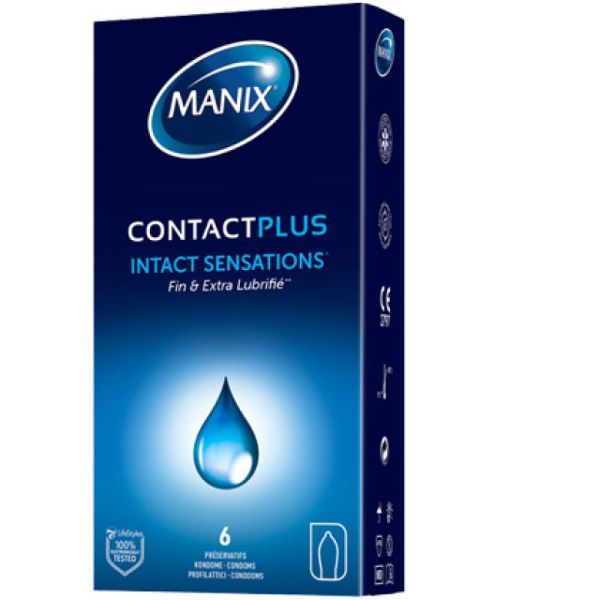Manix CONTACT PLUS 6 préservatifs