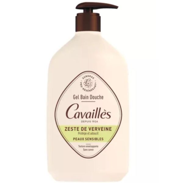 Gel Bain Douche Zeste de Verveine Peaux Sensibles 1 L
