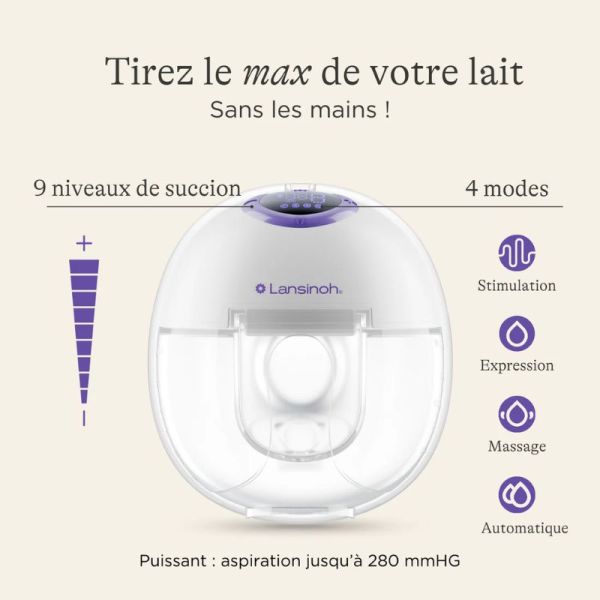 Tire-lait mains libres Lansinoh®