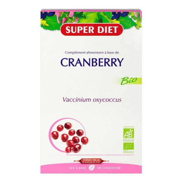 Cranberry bio 20x15ml