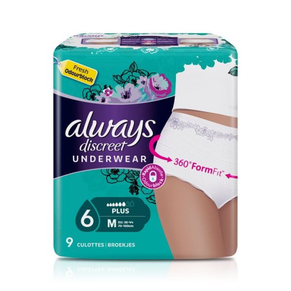 Culottes pour incontinence- Discreet Plus - Taille M