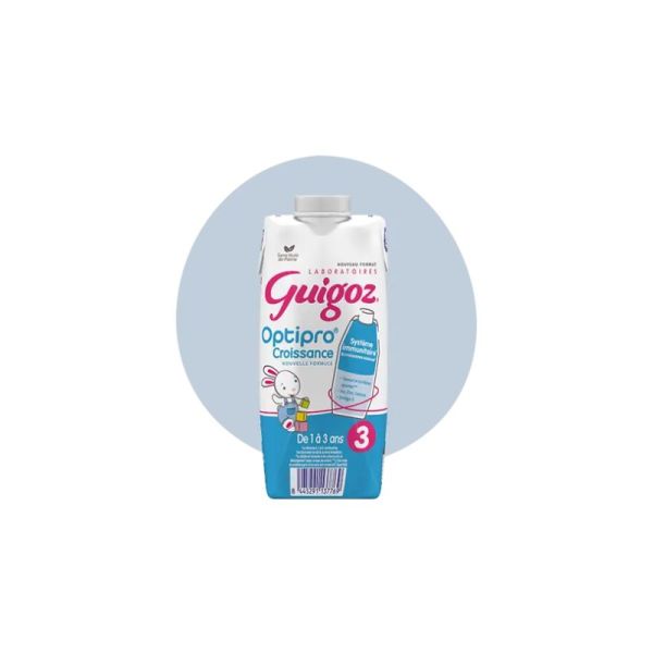 Lait de croissance* liquide Guigoz® Optipro® Croissance 6x500ml
