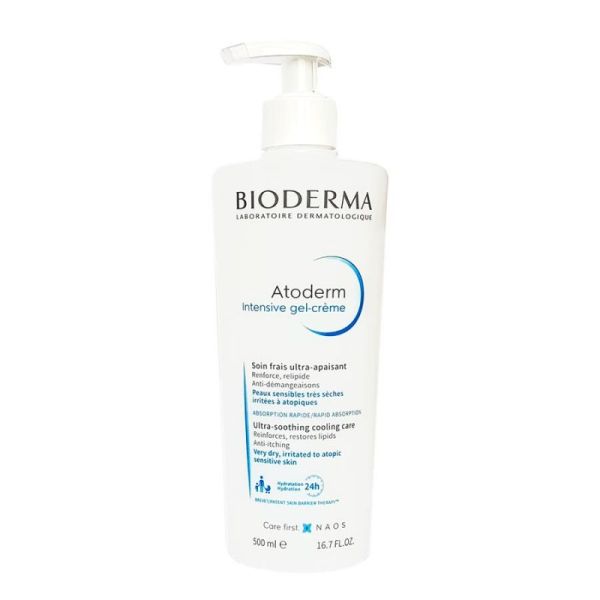 Bioderma Atoderm Intensive Gel-Crème Soin Frais Ultra-Apaisant 500 ml