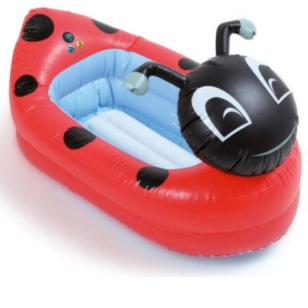 Baignoire gonflable fantaisie, coccinelle